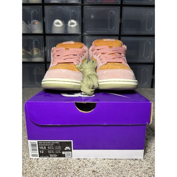 Nike SB Dunk Low Pro Red Stardust Neutral Olive HJ4135-600 Size 10.5 Ships Fast - Picture 7 of 7